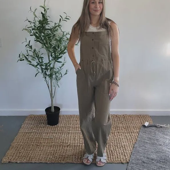 jumpsuit Utility Jumpsuit Rosebud's Cottage $30