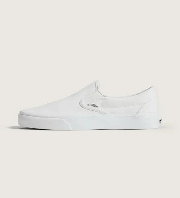 shoes Vans Classic Slip-On Shoes (True White) - 6.0 Boys / 7.5 Women Vans $60