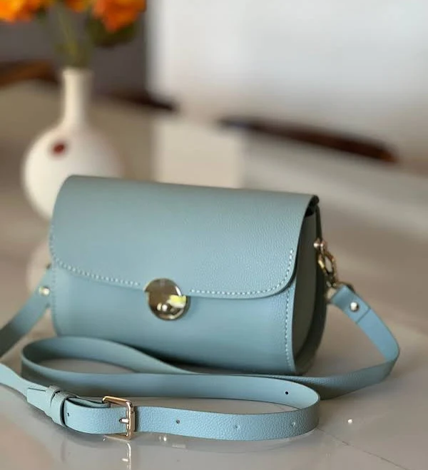 bag Vegan Leather Cross Body Bag with Gold Accents Etsy - Seller $69