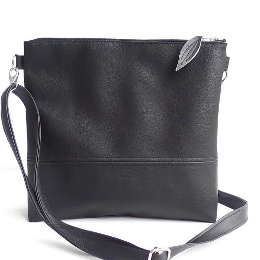 bag Vegan Leather Crossbody Bag with Adjustable Strap Etsy - allbyFEDI $56.65