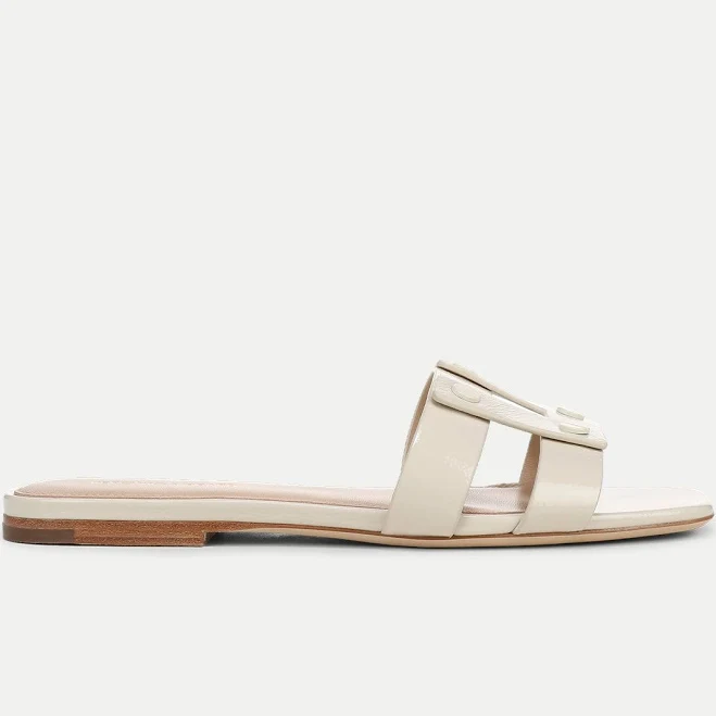 shoes Veronica Beard Women's Via Leather Slide Sandals Veronica Beard $300