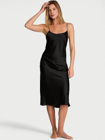 dress Victoria's Secret Satin Slip Midi Dress Victoria's Secret $79.95