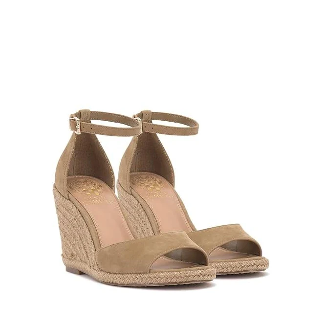 shoes Vince Camuto Women's Felyn Two-Piece Espadrille Wedge Sandals Zappos.com $76.3