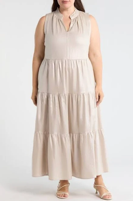 dress Vince Camuto Women's Tiered Ruffle Maxi Dress Nordstrom $139