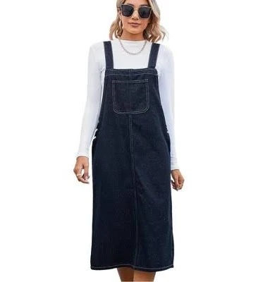 bottom Vintage Denim A-Line Pinafore Dress Target $49.83