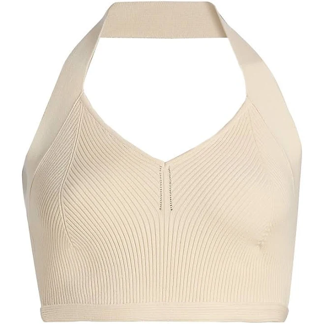 top WARDROBE.NYC Women's Rib-Knit Halter Top Saks Fifth Avenue $150