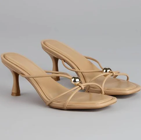 shoes Windsor Sleek Luxe Strappy Stiletto Mules Windsor $30.9