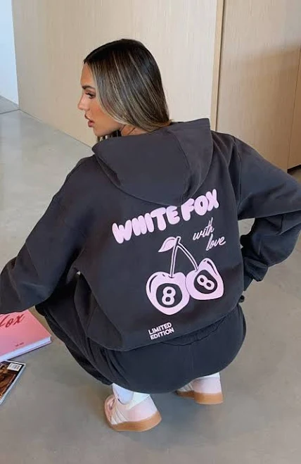 top With Love In The Moment Oversized Hoodie White Fox Boutique $69.99