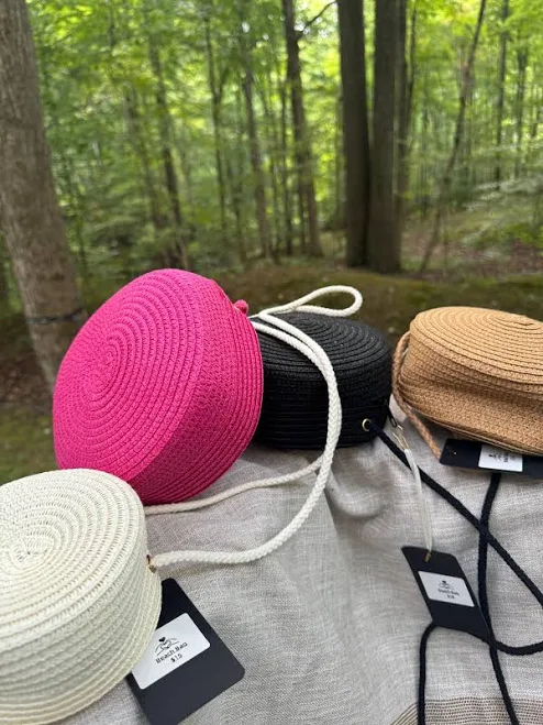 bag Women's Boho Straw Crossbody Purse Etsy - BadMoonGoodsCo $8.4