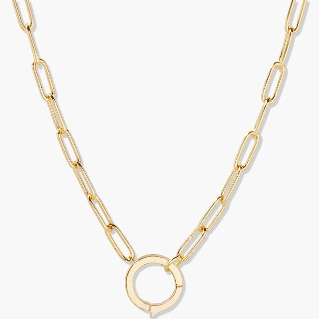 accessory Women's Chain Charm Necklace in Gold Build Your Own Charm Necklace brook & york $56.1