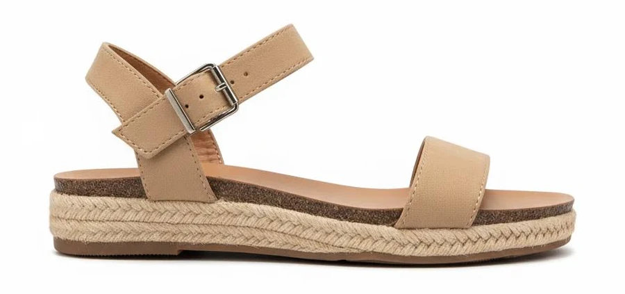 shoes Women's Espadrille Platform Sandals with Double Strap BellanBlue $58.99