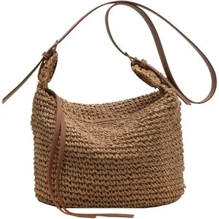 bag Women's Handmade Woven Straw Crossbody Bag Walmart - Surprise Technology $24.98
