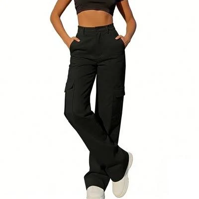 pants Women's High-Waisted Wide-Leg Cargo Pants Target $137.31