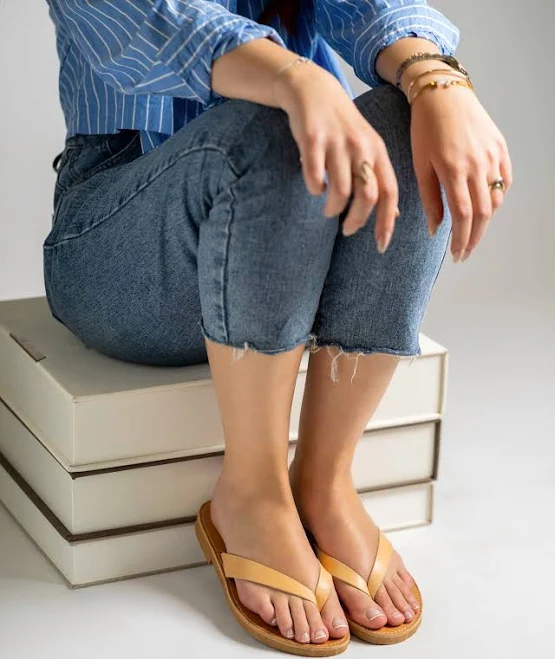 shoes Women's Minimalist Greek Leather Flip Flop Sandals Etsy - HitonasCOM $68.27