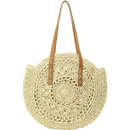 bag Women's Natural Chic Straw Handbags Walmart - Walwish $20.99