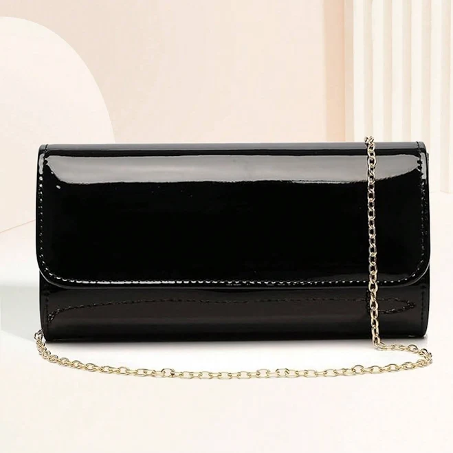 bag Women's Patent Leather Clutch Purse Shein $14.5