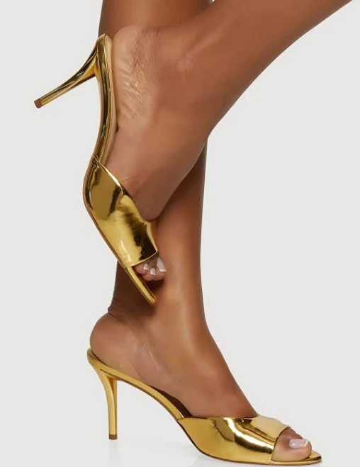 shoes Women's Peep Toe Stiletto Mules Rainbow Shops $26.99