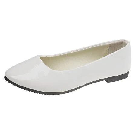shoes Women's Round Toe Patent Leather Ballet Flats Walmart - zijun gan $20.99