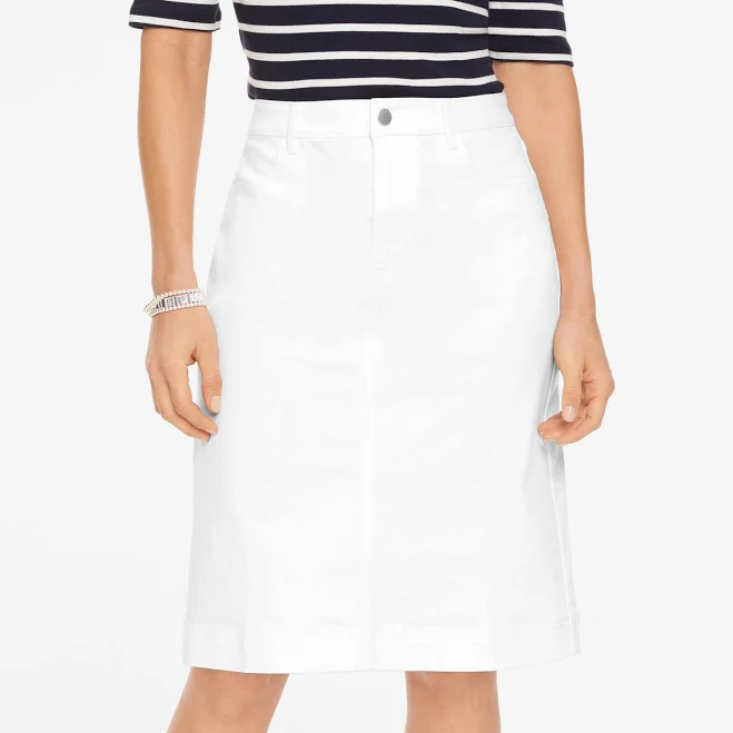 skirt Women's Talbots Denim A-Line Skirt Talbots $69.65