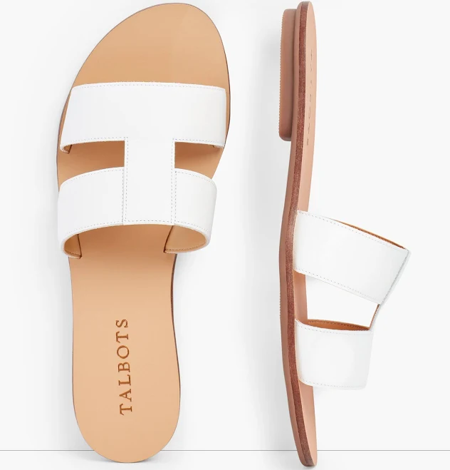 shoes Women's Talbots Hannah Vachetta Leather Slides Talbots $39.75