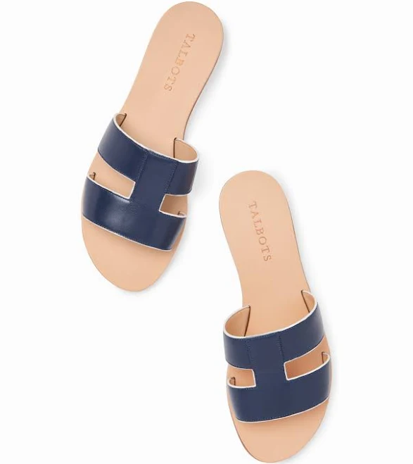 shoes Women's Talbots Hannah Vachetta Leather Slides Talbots $79.5