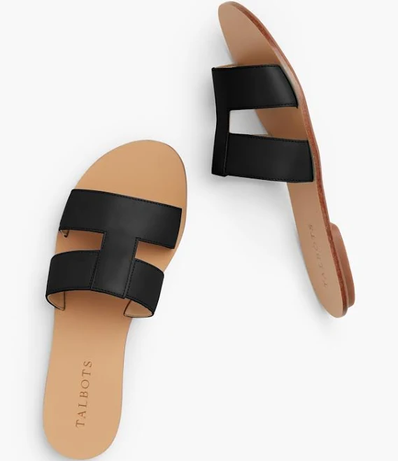 shoes Women's Talbots Hannah Vachetta Leather Slides Talbots $79.5