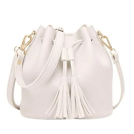 bag Women's Tassel Mini Bucket Bag with Drawstring Walmart - Zentra $13.99