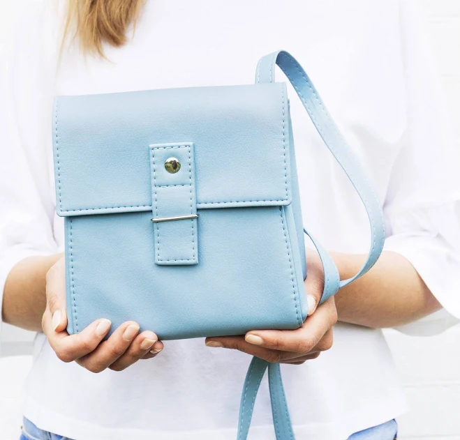 bag Women's Vegan Leather Square Crossbody Bag Etsy - GoodMoodMoon $45