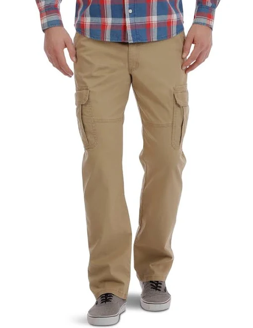 cargo pants Wrangler Men's Relaxed Fit Stretch Cargo Pants Walmart $23.98