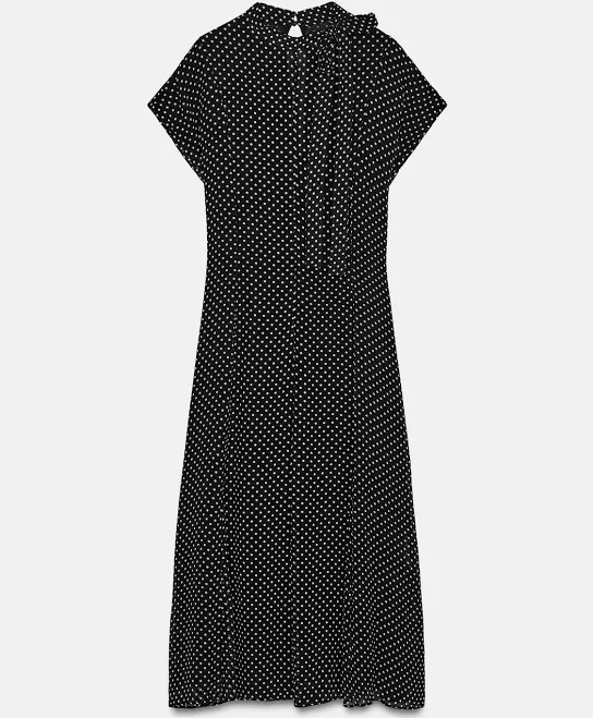 midi dress Zara Polka Dot Midi Dress Zara USA $99.9
