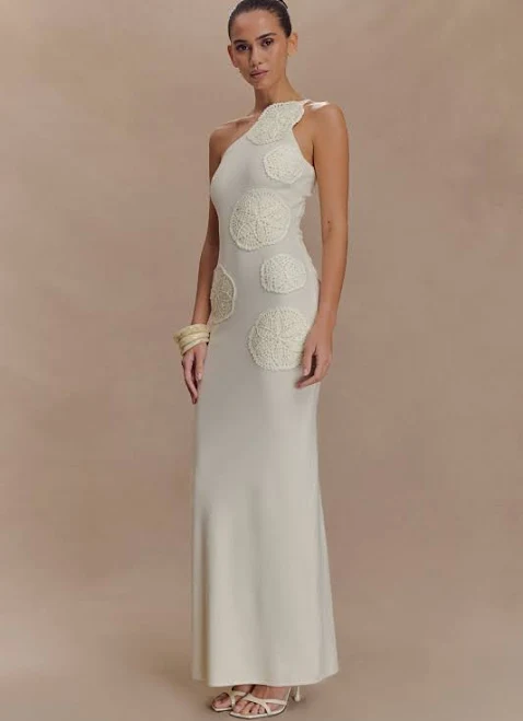 Teneika Crochet Knit Maxi Dress