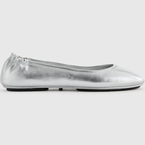 Quince Women's Italian Leather On-The-Go Ballet Flats