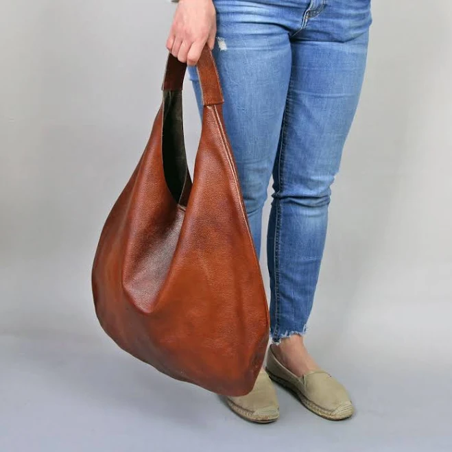 Leather Hobo Bag
