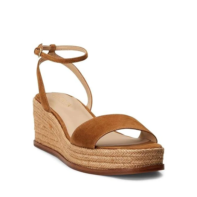 Lauren Women's Ralph Lauren Leona Suede Espadrille Sandals