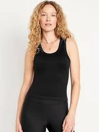 Exhale Seamless Fitted Rib Tank