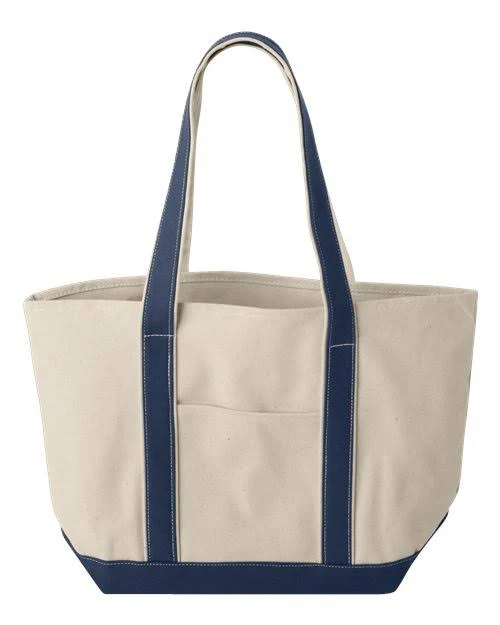 Liberty Bags Windward Large Cotton Canvas Classic Boat Tote