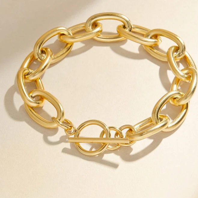 Chunky Gold Chain Bracelet