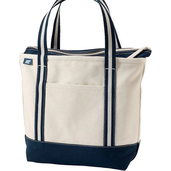 Lands' End Medium Canvas Tote Bag