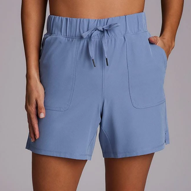 Rbx Active Women's 6-Inch Stretch Woven Hiking Walking Short With Pockets