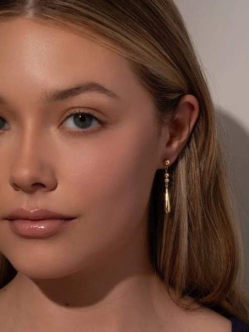 Uncommon James On The List Unique Drop Dangle Earrings in Gold