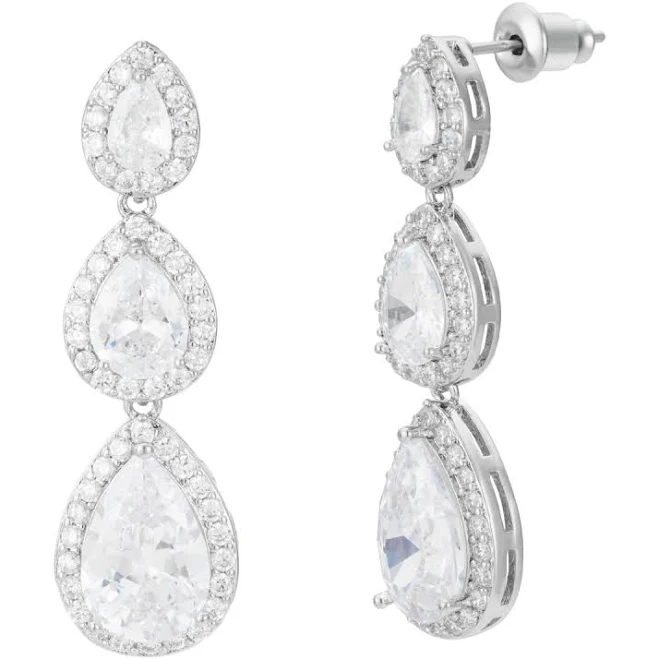 Untamed Petals Dynasty Crystal Drop Earrings