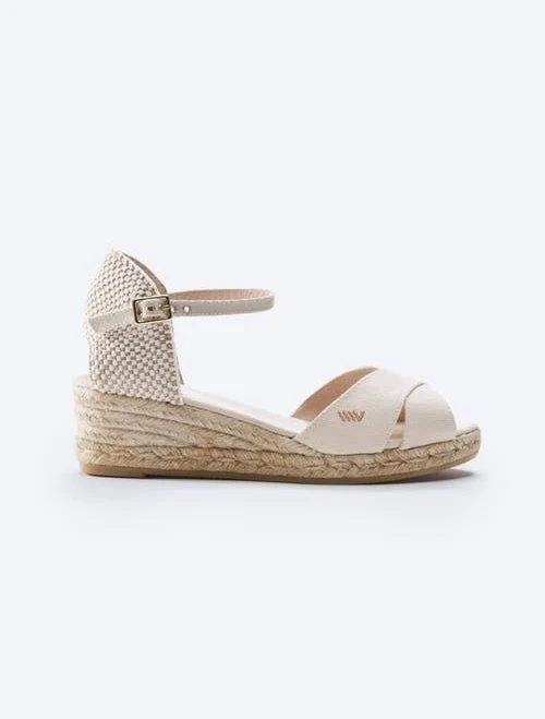 Viscata Salina Canvas Espadrille Sandal Wedges