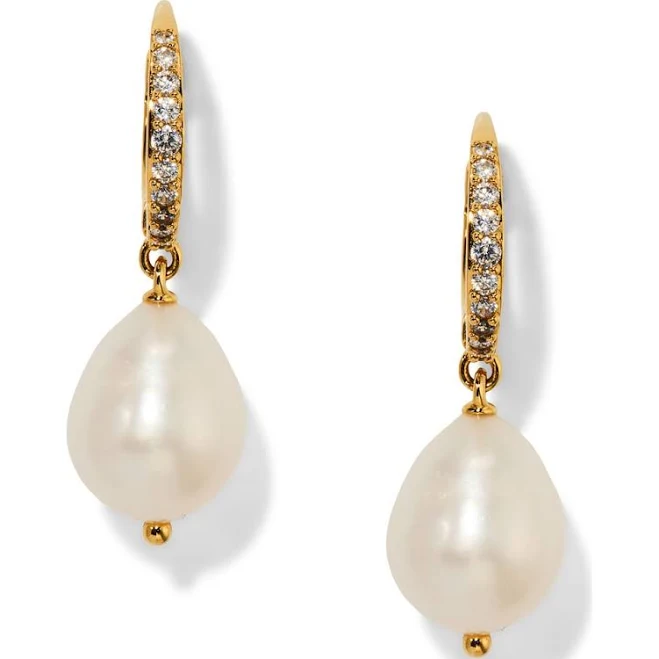 Nadri Women's Madrid Freshwater Pearl Double Drop Earrings