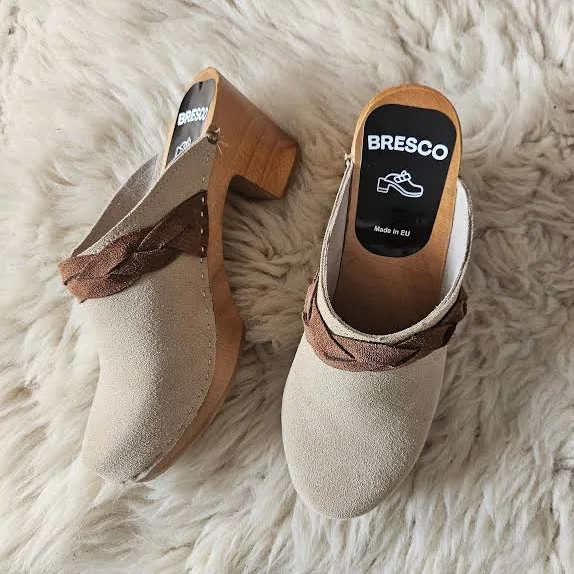 Heeled Swedish Wooden Clogs