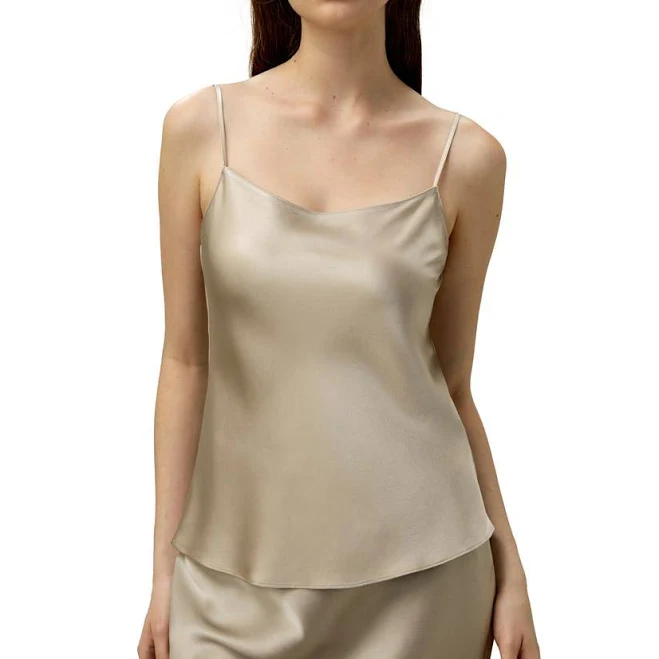 Lilysilk Women's Double-Faced Silk Charmeuse Camisole