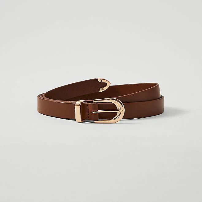 Ann Taylor Women's Skinny Leather Belt