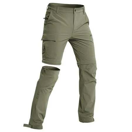 Men's Convertible Water-Resistant Quick Dry Hiking Pants