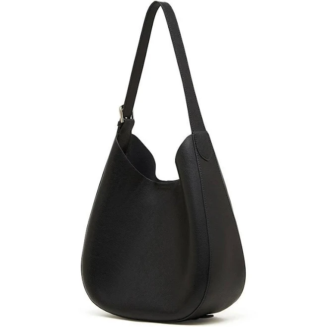 Sleek Minimalist Women's Genuine Leather Shoulder Bag
