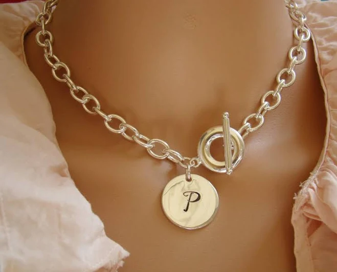 Chunky Silver Chain Link Necklace