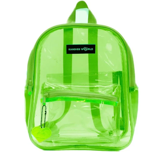 Kandies World Green Clear Backpack
